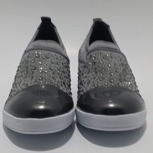 Anne Klein Sport 1 YouWill Shiny Pewter Slip-on Sh